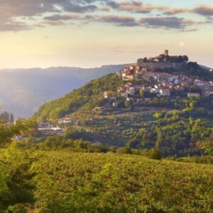Cycling in the Istrian wine region